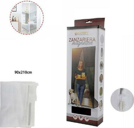 Tenda Zanzariera Porte Balconi Insetti Zanzare Magnetica Bianca 90 X 210 Cm Fai da te/Prodotti per la costruzione/Materiali da costruzione/Porte/Porte esterne/Porte con zanzariera Trade Shop italia - Napoli, Commerciovirtuoso.it