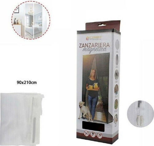 Tenda Zanzariera Porte Balconi Insetti Zanzare Magnetica Bianca 90 X 210 Cm Fai da te/Prodotti per la costruzione/Materiali da costruzione/Porte/Porte esterne/Porte con zanzariera Trade Shop italia - Napoli, Commerciovirtuoso.it