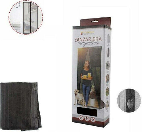 Tenda Zanzariera Porte Balconi Insetti Zanzare Magnetica Nera 90 X 210 Cm Articoli da Giardino > Prodotti Da Esterno > Zanzariere Trade Shop italia - Napoli, Commerciovirtuoso.it