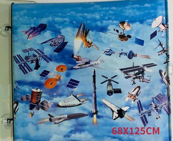 Tendina Parasole A Rullo 68 X 125 Cm Tema Spazio Per Auto Finestrini Parabrezza Prima infanzia/Seggiolini auto e accessori/Accessori/Tendine parasole per auto Trade Shop italia - Napoli, Commerciovirtuoso.it