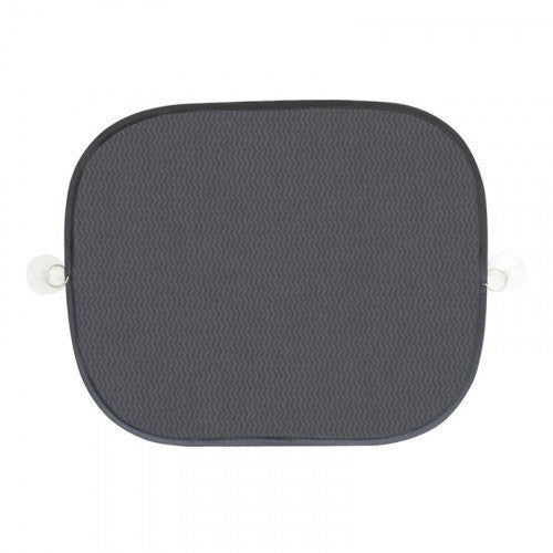 Set 2 Tendine Parasole con Ventosa CORA Nero 43X36 CM