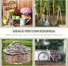 Tendone-Garage-all'Aperto-2.4x2m-per-Moto-e-Biciclette,-Casetta-da-Giardino-per-Attrezzi-in-Metallo-e-Tessuto-PE,-Verde-ZV4845-697GNZV4