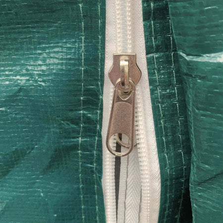 Tendone-Garage-all'Aperto-2.4x2m-per-Moto-e-Biciclette,-Casetta-da-Giardino-per-Attrezzi-in-Metallo-e-Tessuto-PE,-Verde-ZV4845-697GNZV4