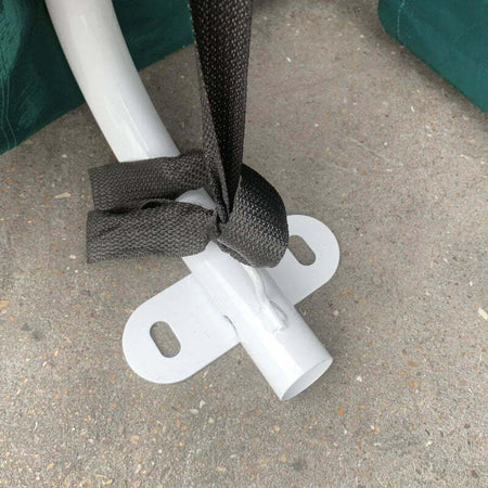 Tendone-Garage-all'Aperto-2.4x2m-per-Moto-e-Biciclette,-Casetta-da-Giardino-per-Attrezzi-in-Metallo-e-Tessuto-PE,-Verde-ZV4845-697GNZV4