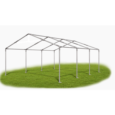 Gazebo "Party" Bianco da giardino 3x6 per esterno con teli laterali per feste