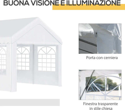 Tendone-per-Feste-6x4m-con-Pareti-Rimovibili,-Porte-e-6-Finestre,-Bianco-t01-0805