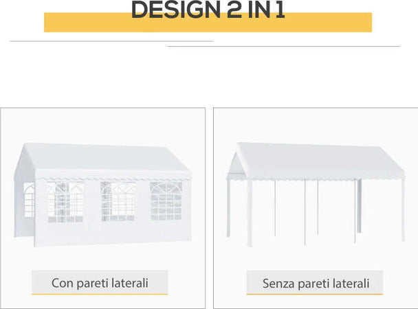 Tendone-per-Feste-6x4m-con-Pareti-Rimovibili,-Porte-e-6-Finestre,-Bianco-t01-0805