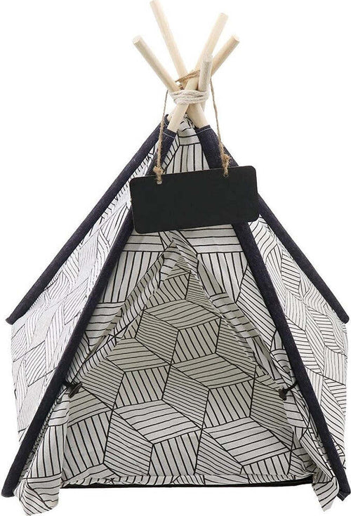 Tepee Letto Cuscino Lavagna Rimovibile Lavabile Portatile Per Animali 60x60x90cm Prodotti per animali > Prodotti per Cani > Cucce Trade Shop italia - Napoli, Commerciovirtuoso.it