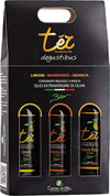 TER DEGUSTIBUS - 3x100ml Olio EVO Biologico Aromatizzato Tris di Oli Aromatizzati BIO agli Agrumi 100% Sicilia Limone Arancia Rossa Mandarino Olio Siciliano Made in Italy Olio EVO Aromatizzato agli agrumi Biologico TERRAVOSTRA Natura Docet - Capo d’Orlando, Commerciovirtuoso.it