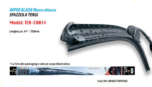 Tergicristallo Morbido Maxtech Da 14? Spazzola Ricambio Auto Ter-cr014 Auto e Moto/Parti per auto/Tergicristalli e parti/Spazzole di ricambio Trade Shop italia - Napoli, Commerciovirtuoso.it