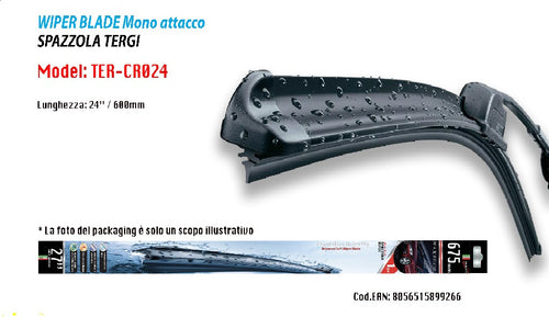 Tergicristallo Spazzola Ricambio Per Auto Morbido Maxtech Da 24? Ter-cr024 Auto e Moto/Parti per auto/Tergicristalli e parti/Spazzole di ricambio Trade Shop italia - Napoli, Commerciovirtuoso.it