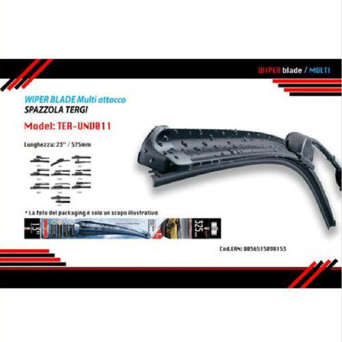 Tergicristallo Spazzola Universale Auto Multiattacco 23?/575mm Ter-unv011 Maxtech Auto > Moto > Manutenzione Auto Trade Shop italia - Napoli, Commerciovirtuoso.it