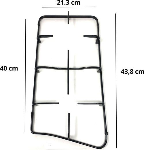 TERIM ONOFRI GRIGLIA SMALTATA NERA 2 FUOCHI DESTRA CUCINA GAS 43,8 x 40 x 21,3 CM Casa e cucina/Grandi elettrodomestici/Accessori e parti di ricambio/Ricambi e accessori per piani cottura/Griglie per piani cottura Rossi Ricambi - Venetico Marina, Commerciovirtuoso.it