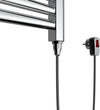 Termoarredo Bagno Scaldasalviette ELETTRICO Calorifero Termosifone Cromo Lucido Fai da te/Prodotti per la costruzione/Riscaldamento e raffreddamento/Impianti di riscaldamento centralizzato e accessori/Radiatori Ogomondo - Martina Franca, Commerciovirtuoso.it