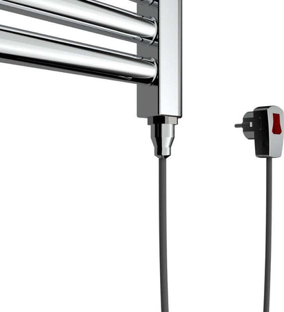 Termoarredo Bagno Scaldasalviette ELETTRICO Calorifero Termosifone Cromo Lucido Fai da te/Prodotti per la costruzione/Riscaldamento e raffreddamento/Impianti di riscaldamento centralizzato e accessori/Radiatori Ogomondo - Martina Franca, Commerciovirtuoso.it