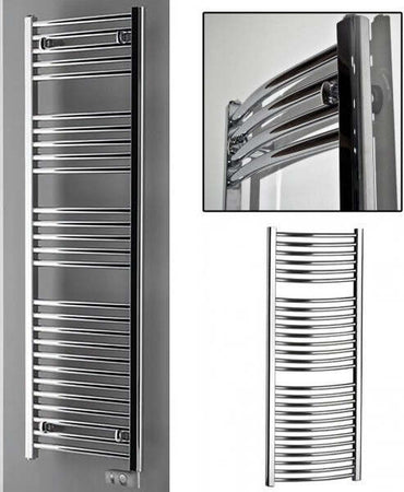 Termoarredo Termosifone Bagno Scaldasalviette Cromo Curvo Calorifero Radiatore Fai da te/Prodotti per la costruzione/Riscaldamento e raffreddamento/Impianti di riscaldamento centralizzato e accessori/Radiatori Trade Shop italia - Napoli, Commerciovirtuoso.it