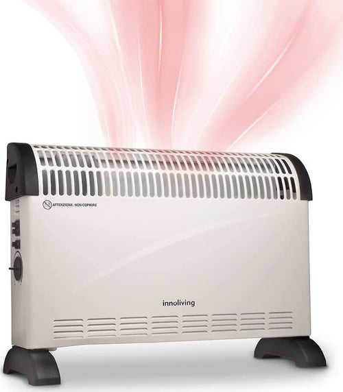 Termoconvettore ad Alta Efficienza, Innoliving INN-578 Fai da te/Prodotti per la costruzione/Riscaldamento e raffreddamento/Sistemi mobili di climatizzazione/Riscaldamento/Stufe elettriche Innoliving - Ancona, Commerciovirtuoso.it