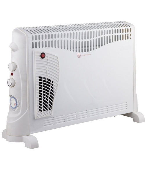Termoconvettore Elettrico 2000 Watt Turbo Termostato 3 Livelli Di Potenza Timer