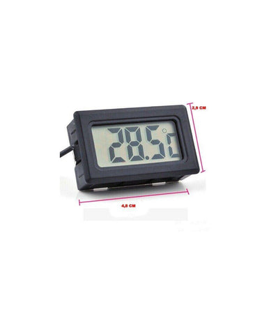 Termometro Digitale Display Lcd Con Sonda Misura Temperatura Interna Ed Esterna