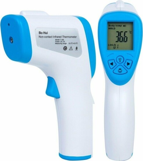 Termometro-Febbre-Temperatura-Corporea-Digitale-Infrarossi-Senza-Contatto