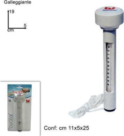 Termometro Galleggiante Per Piscina In Abs Temperatura Acqua Con Cordicella 58072 Giardino e giardinaggio/Piscine vasche idromassaggio e accessori/Termometri Trade Shop italia - Napoli, Commerciovirtuoso.it