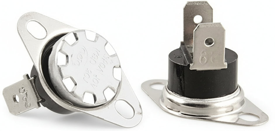 Termostato Bimetallico Nc 90°C Con Flangia Stufe a Pellet Ecoforest 14704011