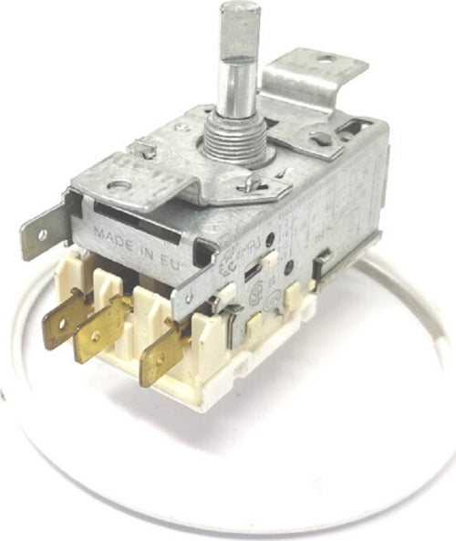 TERMOSTATO FRIGORIFERO ARISTON INDESIT WHIRLPOOL C00019882 482000026012 K59-L104 Casa e cucina/Grandi elettrodomestici/Accessori e parti di ricambio/Ricambi e accessori per frigoriferi/Termometri per frigorifero Rossi Ricambi - Venetico Marina, Commerciovirtuoso.it