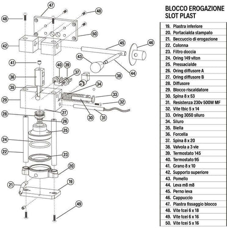 Termostato Riarmo Manuale 145°/165° Originale Faber Slot