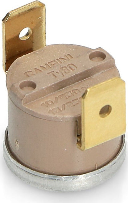 Termostato-scatto-fisso-n.c.-campini-110°-faston-verticali-da-6,3-mm