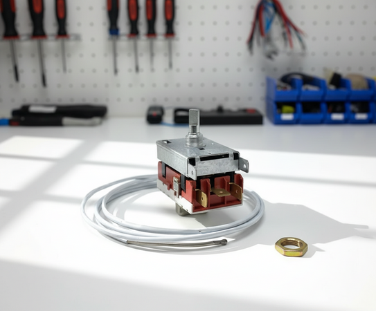 TERMOSTATO UNIVERSALE FRIGORIFERO TIPO RANCO K59 L1260 3 CONTATTI DOPPIA PORTA