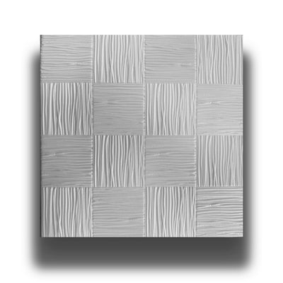 10 o 20mq (40 oppure 80 pezzi) di pannello decorativo 3D a soffitto in EPS isolante 50x50cm TERRA - Eternal Parquet