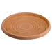 Sottovaso per vaso tondo in resina decorazione per fiori e piante Made in Italy