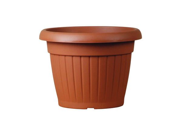 Vaso tondo "Coste Basic" per fiori e piante da giardino