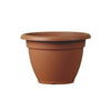 Vaso tondo ''Campana Basic'' classico per fiori e piante, in plastica, da esterno e giardino