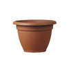 Vaso tondo ''Campana Basic'' classico per fiori e piante, in plastica, da esterno e giardino