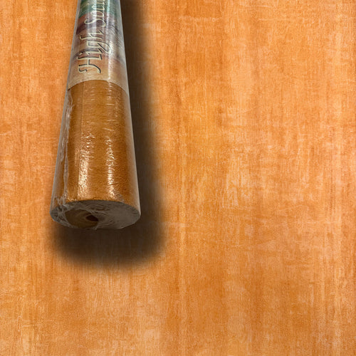 SUPER STOCK €0,56 al mq  - Rotolo da 5,2mq (10x0,52mt) di Carta da Parati vinilica Top Quality lavabile TERRE ARANCIO - Eternal Parquet