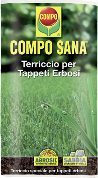 Terriccio Compo Sana Substrato Professionale Per Tappeti Erbosi Da 50 Lt Giardino e giardinaggio/Giardinaggio/Terra terricci e pacciami/Pacciami La Zappa - Altamura, Commerciovirtuoso.it
