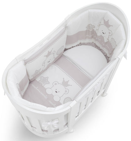 Lettino Ovale Lunetta Italbaby Baby Re Bianco