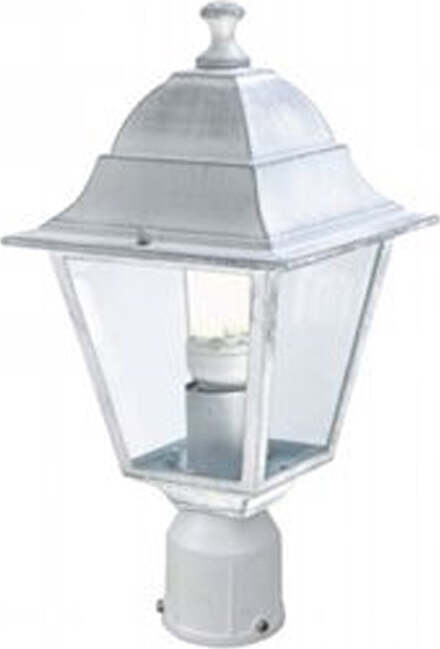 Testa-Palo-1-Luce-E27Old-In-Alluminio-Color-Bianco-Argento-E-Vetro-Trasparente