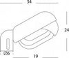 Testa-Palo-Da-Esterno-Residence-In-Termoplastico-Nero-E-Vetro-Ovale-Residence