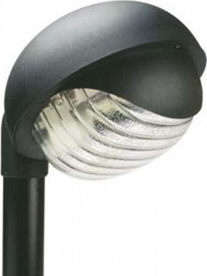 Testa-Palo-Da-Esterno-Residence-In-Termoplastico-Nero-E-Vetro-Tondo-Residence
