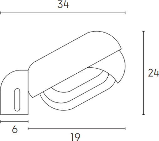Testa-palo-moderno-Sovil-illuminazione-RESIDENCE-277-06-E27-LED-termoplastico-lampada-terra