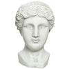 Statua decorativa in poliresina Testa Artemide Porta vaso decorativo h 39 cm