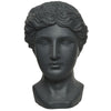 Statua decorativa in poliresina Testa Artemide Porta vaso decorativo h 39 cm