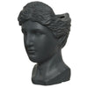 Statua decorativa in poliresina Testa Artemide Porta vaso decorativo h 39 cm