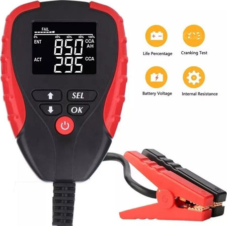 Tester Batteria Auto Professionale 12v Analizzatore Digitale Display Lcd Fs-21946 Auto e Moto/Attrezzi per veicoli/Attrezzi per batteria/Indicatori di stato della batteria Trade Shop italia - Napoli, Commerciovirtuoso.it