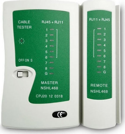 TESTER DI RETE CAVI LAN CON LED ETHERNET TELEFONICO RJ45  RJ11 SY - 468 Elettronica/Informatica/Accessori/Cavi e accessori/Cavi/Cavi Ethernet Trade Shop italia - Napoli, Commerciovirtuoso.it