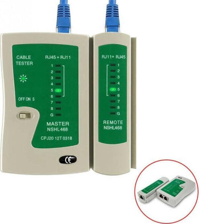 Tester Di Rete Cavi Lan Con Led Ethernet Telefonico Rj45  Rj11 Sy - 468 Elettronica/Informatica/Accessori/Cavi e accessori/Cavi/Cavi Ethernet Trade Shop italia - Napoli, Commerciovirtuoso.it