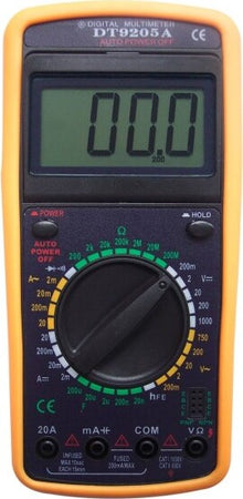Tester Multimeter Multimetro Digitale Pro Tester Professionale Con Cavi Dt9205a Fai da te/Materiale elettrico/Attrezzi e tester/Multimetri Trade Shop italia - Napoli, Commerciovirtuoso.it