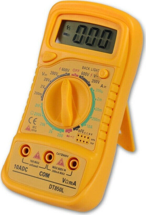 Tester Multimetro Digitale Con Puntali E Cavi Misuratore Di Tensione Dt850l Casa, arredamento e bricolage > Bricolage e fai da te > Multimetri Trade Shop italia - Napoli, Commerciovirtuoso.it